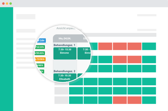 Detailansicht des Papershift Dienstplaners