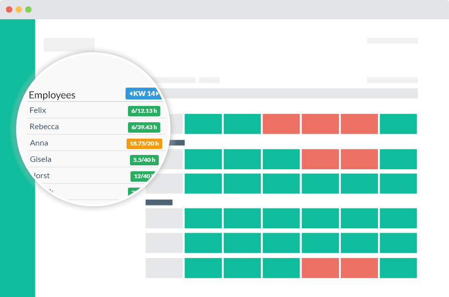Scheduling Software Online & via App for Staff Roster Planning
