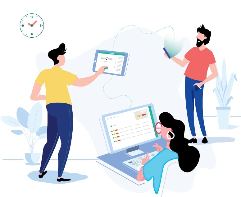 Excel Templates: Darstellung der Vereinfachung der Personalplanung mit Papershift