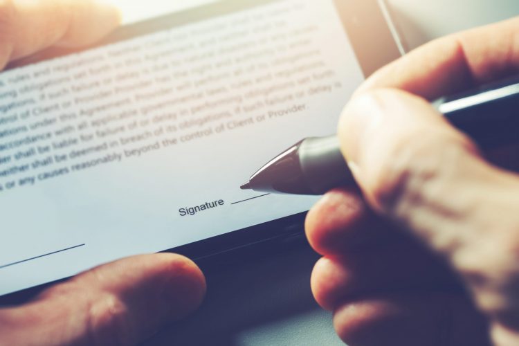 Digitale Unterschrift