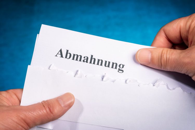 Abmahnung