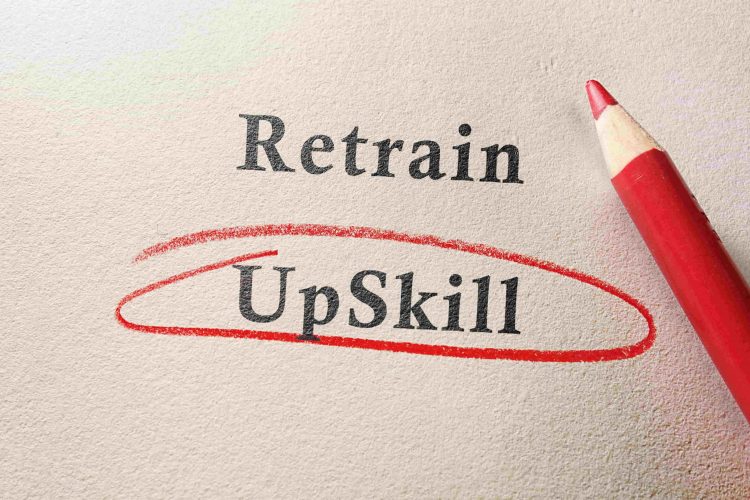 reskill or upskill employees in the workplace guide for SMEs explained by Papershift
