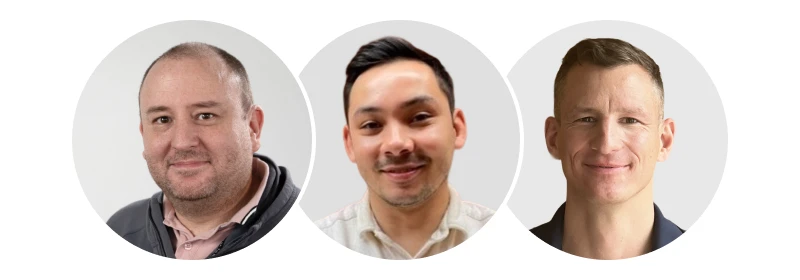 Stephen, Stefan and Peter from Papershift